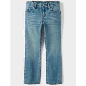 The Childrens Place Boys Medium Wash Bootcut Denim Jeans Blue